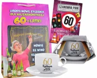 Prezent Na 60 Urodziny Dla Kobiety Zestaw Prezentowy Pamiątka Upominek !