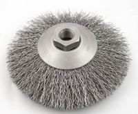 szczotka tarczowo-kątowa drut stalowy m-14, fi120mm - sz tk 120