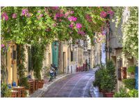 60X40CM DOMY DZIELNICY PLAKA OBRAZ