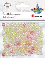 perełki 6 mm 20 g mix kolorów titanum