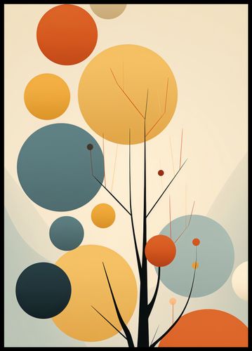 Plakat 64x90cm Harmonia Jesiennych Kolorów na Arena.pl