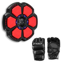 Tarcza bokserska HMS TB06 Bluetooth + rękawice | 9 programów | LED