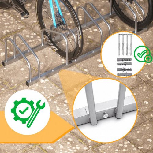 STOJAK ROWEROWY UNIWERALNY ŚCIENNY PODŁOGOWY 2 ROWEROWY na Arena.pl