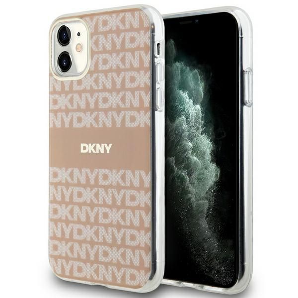 Etui DKNY do iPhone 11, iPhone XR, Różowy, MagSafe zdjęcie 1