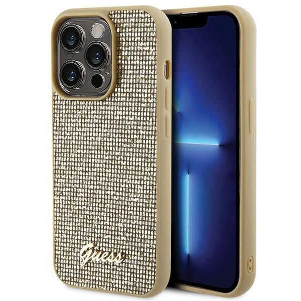 Etui Guess do iPhone 15 Pro, Złoty zdjęcie 1