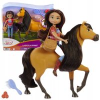 MUSTANG DUCH WOLNOŚCI SPIRIT ZESTAW LALKA LUCKY KOŃ SPIRIT DO CZESANIA