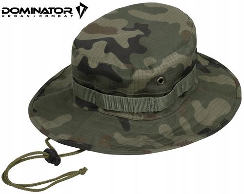 Polski kapelusz Wojskowy DOMINATOR BOONIE Bawełniany Rip-Stop MORO wz.93 na Arena.pl