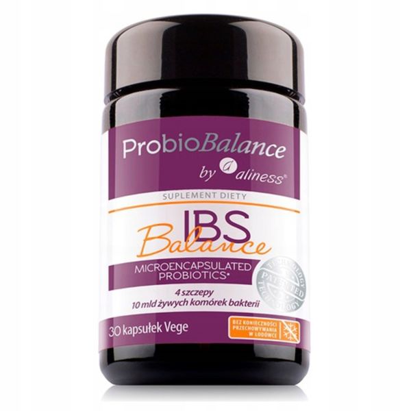 Aliness Probiotyk PROBIOBALANCE IBS 10mld bakterii 4 szczepy Zdrowe Jelita zdjęcie 1
