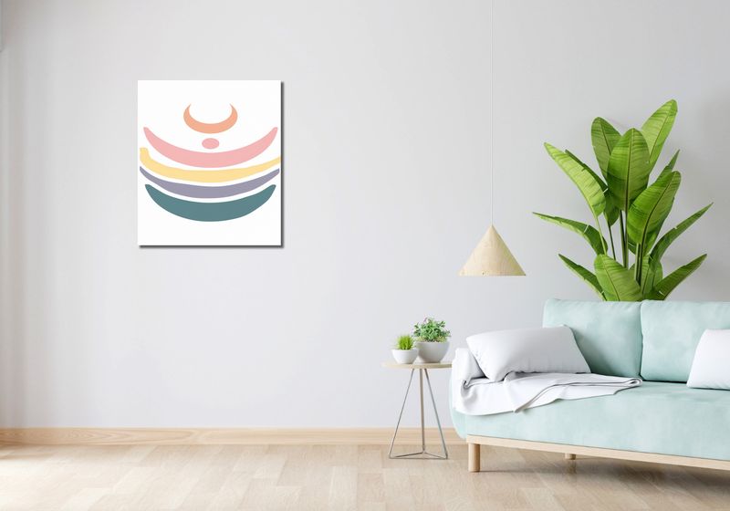 Obraz 60x70cm Geometryczna Utrata zdjęcie 2