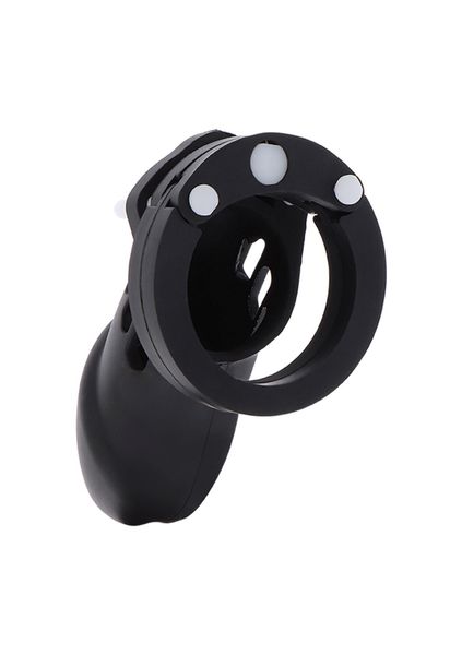Chastity Cock Cage Slicone L Black zdjęcie 3