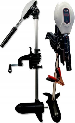 Silnik zaburtowy elektryczny Volt WICHER 70 12V 800W 8 biegów biało czarny na Arena.pl