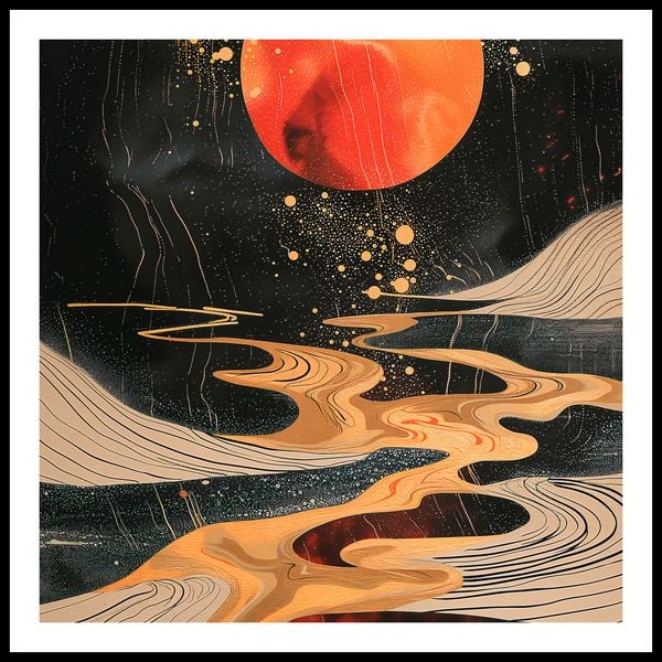 Plakat 60x60cm Planetarny Taniec zdjęcie 3