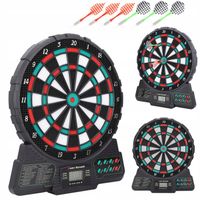 TARCZA DO DARTA GRY DART RZUTKI ELEKTRONICZNA TABLICA GRA DLA 6 GRACZY COIL