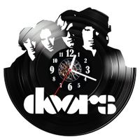 Zegar ścienny z płyty winylowej The doors 391.14