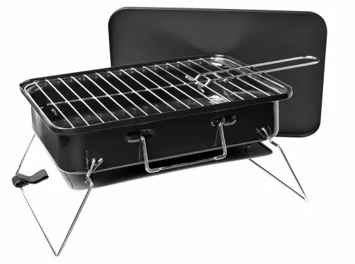 Grill turystyczny: Doskonały towarzysz podróży! Biwak, namiot, przygoda! zdjęcie 2