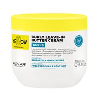 ALFAPARF YELLOW Kuracja do włosów kręconych CURLY LEAVE-IN BUTTER CREAM 500
