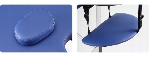 ŁÓŻKO STÓŁ DO MASAŻU SKŁADANY ALUMINIOWY 3 SEGMENTY ADELE PIANKA 5CM HABYS na Arena.pl