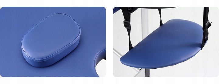 ŁÓŻKO STÓŁ DO MASAŻU SKŁADANY ALUMINIOWY 3 SEGMENTY ADELE PIANKA 5CM HABYS zdjęcie 8