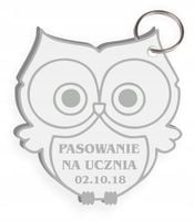 BRELOK pamiątka ślubowania prezent dla dzieci personalizowany