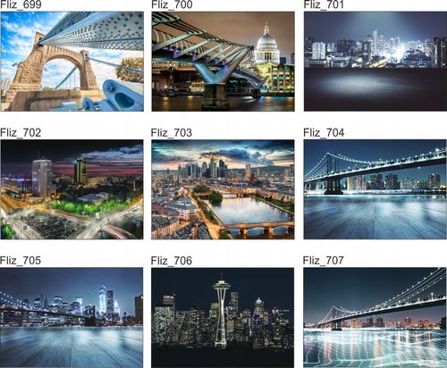 OBRAZ na płótnie Miasto Most Nocą New York 120x80 na Arena.pl