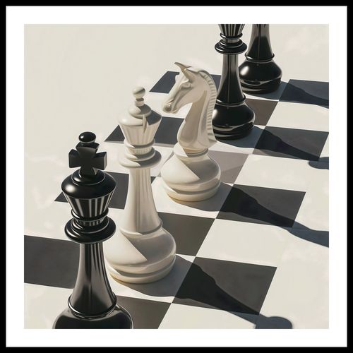 Plakat 50x50cm Szach i Mat na Arena.pl