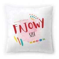 Poduszka Dla Szefa Szefunia Na Urodziny Prezent Z Nadrukiem Ze Zdjęciem