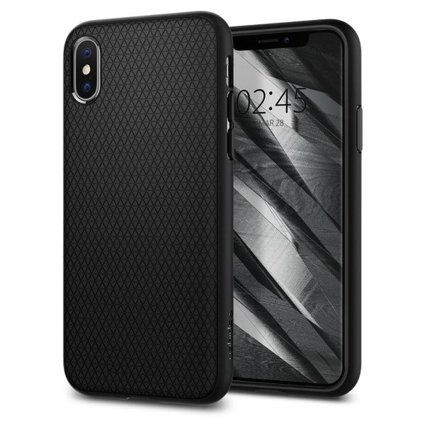 SPIGEN LIQUID AIR IPHONE X/XS MATTE BLACK zdjęcie 1