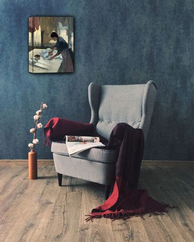 Woman Ironing begun, Edgar Degas - obraz na płótnie 50x70 cm na Arena.pl