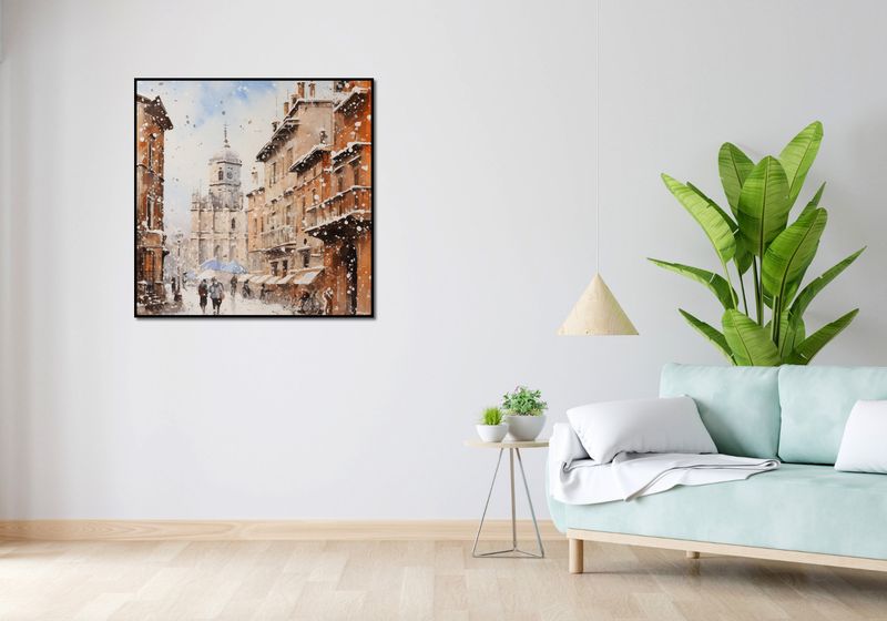 Plakat 90x90cm Urok Starych Miast zdjęcie 4