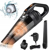 MAŁY ODKURZACZ RĘCZNY AKUMULATOROWY BEZPRZEWODOWY OŚWIETLENIE LED