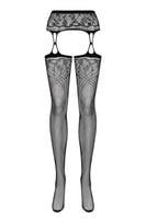 s206 garter stockings czarne s/m/l obsessive