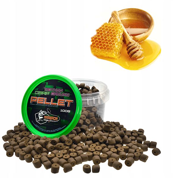 PELLET HACZYKOWY MARGROM 8mm 100g Miód zdjęcie 1
