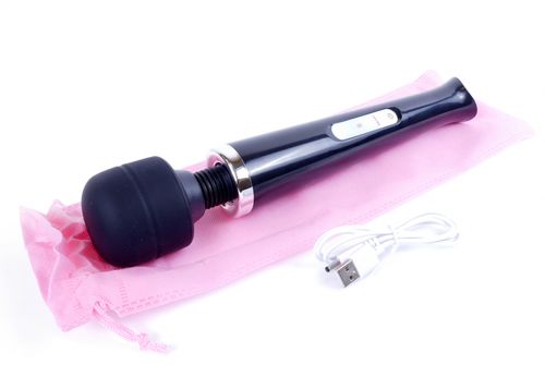 stymulator magic massager wand usb black 10 function na Arena.pl