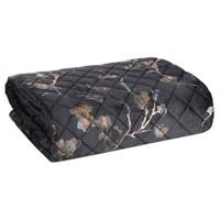 Narzuta welwetowa pikowana BLINK5 170X210 czarna