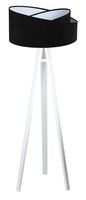 Lampa stojąca GEMSTONE czarna/biała