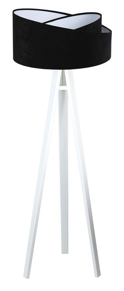 Lampa stojąca GEMSTONE czarna/biała zdjęcie 1