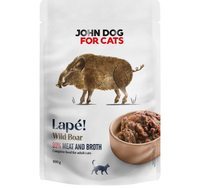 JOHN DOG Lapé DZIK Monobiałkowa mokra karma kota dziczyzna saszetka 100g
