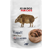 JOHN DOG Lapé DZIK Monobiałkowa mokra karma kota dziczyzna saszetka 100g