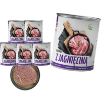 MOKRA KARMA DLA PSA TufTuf Puszka mielonka z jagnięciną ZESTAW 6x800g