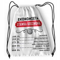 Plecak Sportowy Szkolny Ekonomisty Worek Torba Z Nadrukiem Ze Zdjęciem