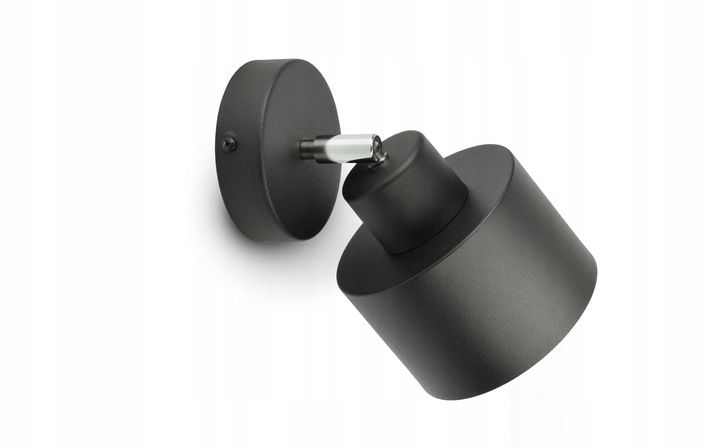 Lampa Ścienna Kinkiet Czarny Roller 382-KG1 E27 zdjęcie 6