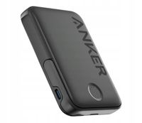 Powerbank Anker 322 MagGo 5000 mAh USB-C Ładowanie bezprzewodowe Czarny