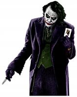 Naklejka Pan Joker Karta Sztylet Morderca Klaun Batman Arkham Gotham Zło