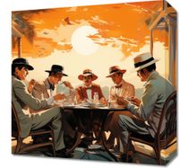 Obraz 40x40cm Posiedzenie w Tropikach