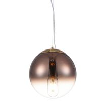 Wisząca lampa kula Iris AZ3108 Azzardo regulowana długość miedź