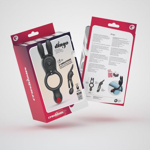 crushious dingo double vibrating ring with remote control na Arena.pl