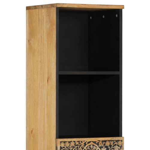 Szafka łazienkowa, 38x33x160 cm, lite drewno mango na Arena.pl