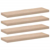Półki, 4 szt., 80x23,5x4 cm, materiał drewnopochodny