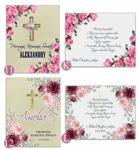 Biblia Pismo Święte Komunia Chrzest Pudełko Grawer Pamiątka PIĘKNE WZORY na Arena.pl