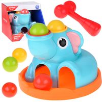 SŁODZIUTKI SŁONIK SORTER ZABAWKA EDUKACYJNA Z MŁOTECZKIM